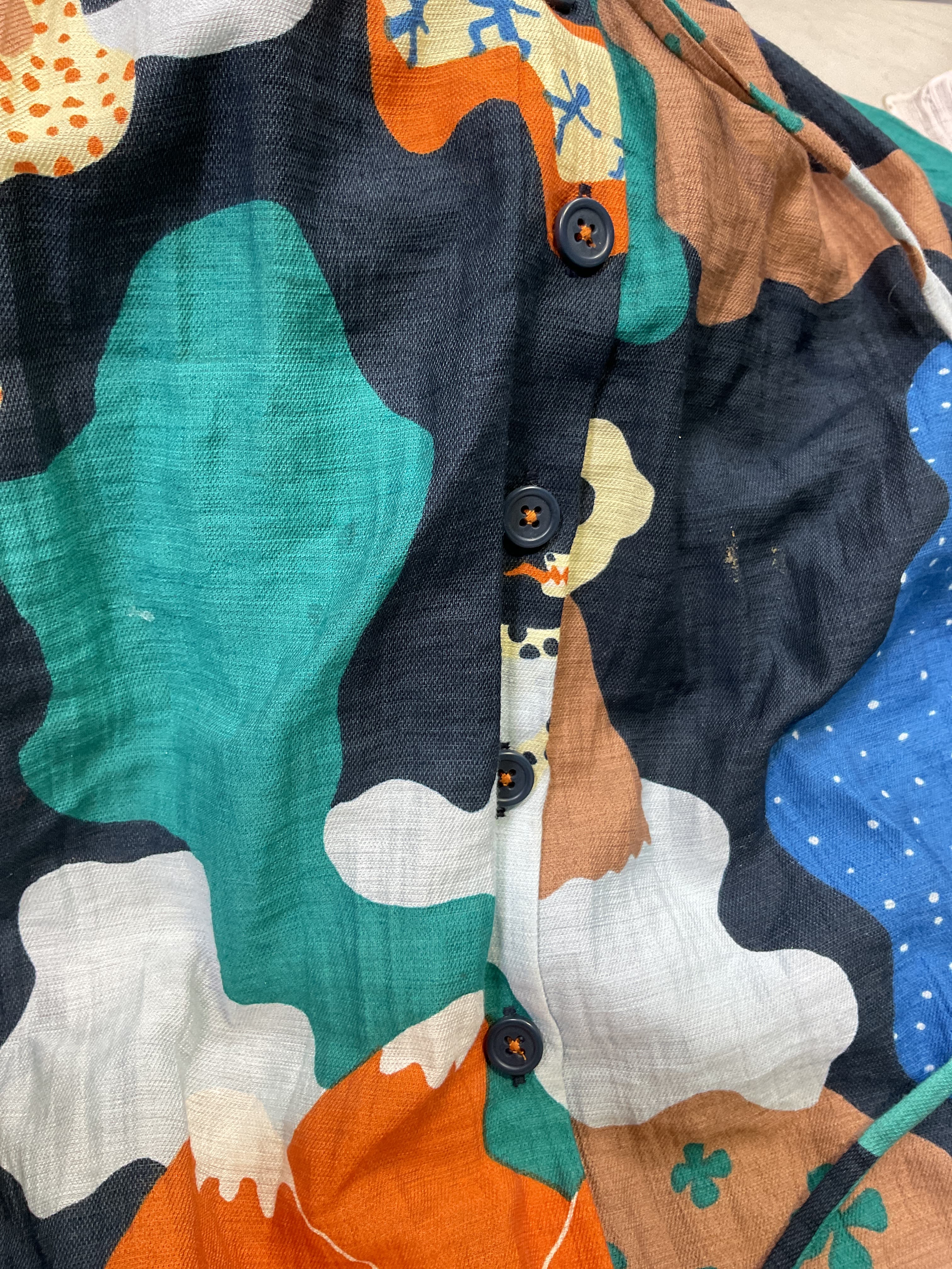 Printed Midi Length Dress - Image 2