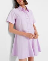 Lilac Meryl Shirt Dress - Image 1