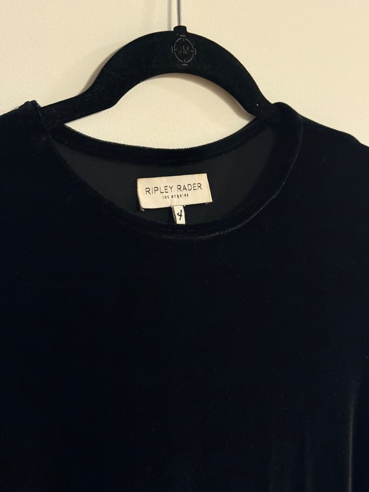 Ripley Rader Black Long Sleeve Stretch Maxi Dress - Image 2