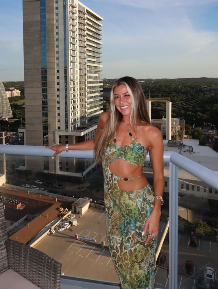 Snake Skin Sexy Cut Out Maxi Dress - Image 2