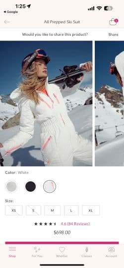 Free People Ski Suit - All Prepped Ski Suit - Image 4