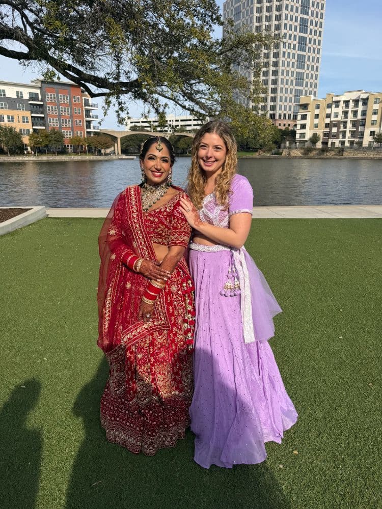 Light Purple Lehenga Set Indian Wedding - Image 2