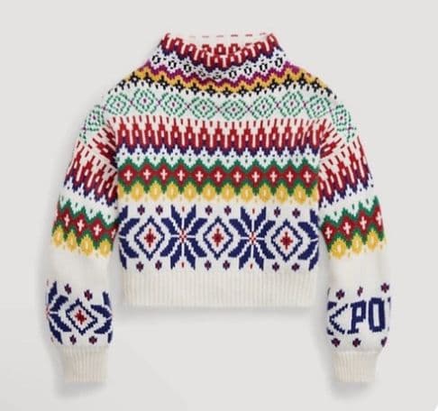 Ralph Lauren Logo Mockneck Wool-Blend Sweater - Image 2