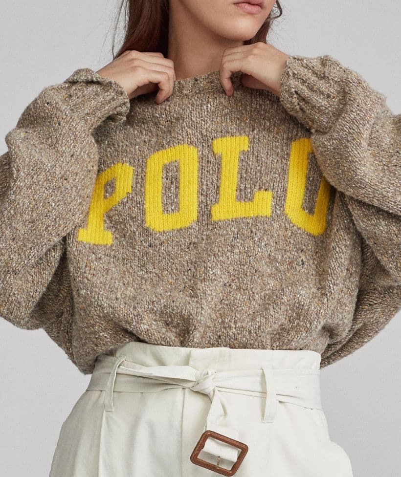 Ralph Lauren Polo Logo Wool Knit Sweater - Image 1