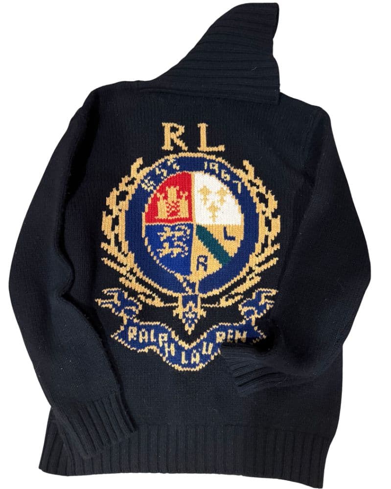 Ralph Lauren Crest Wool Turtleneck Sweater - Image 1