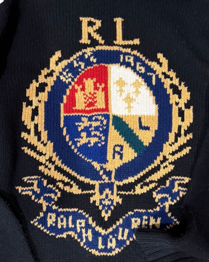 Ralph Lauren Crest Wool Turtleneck Sweater - Image 2