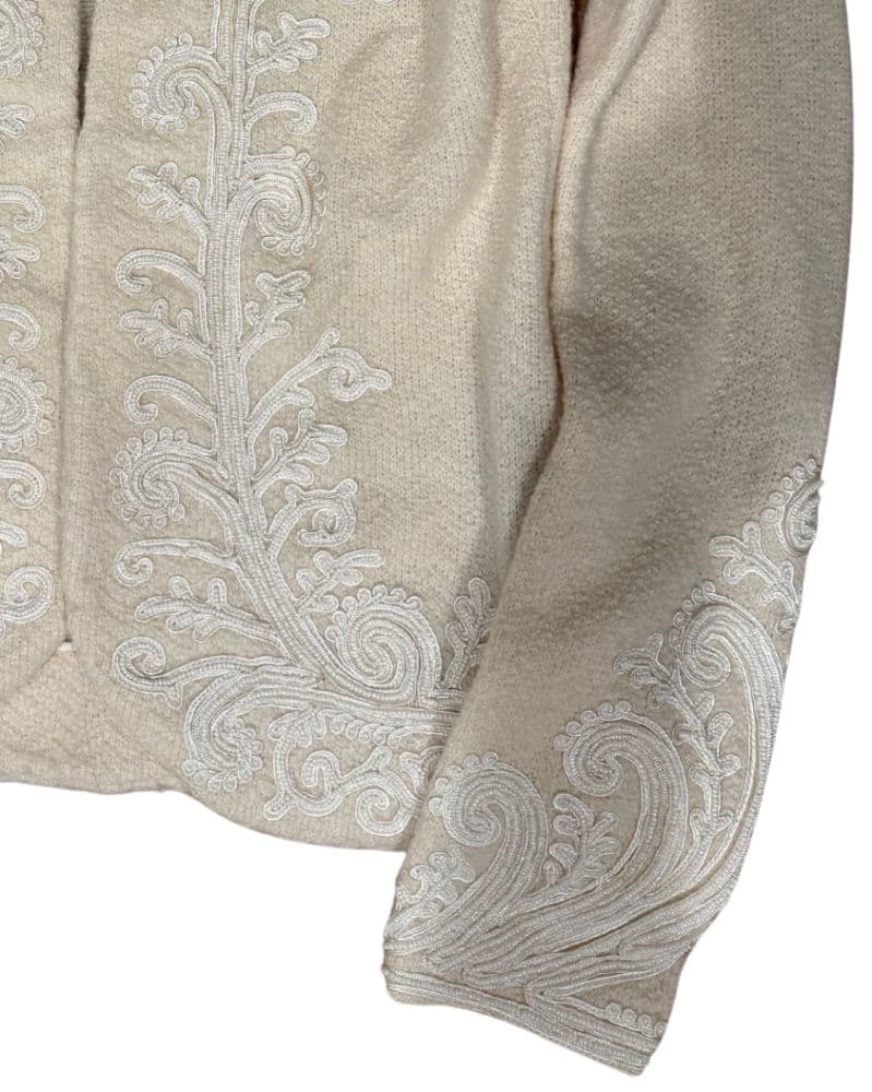 Ralph Lauren Embroidered Cream Sweater - Image 2