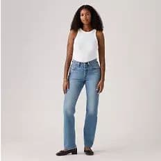 501 Levi's Curve Jeans High Rise Straight Leg - Image 2