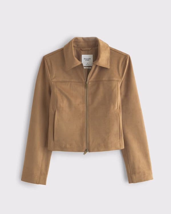 Abercrombie Vegan Suede Jacket - Image 3