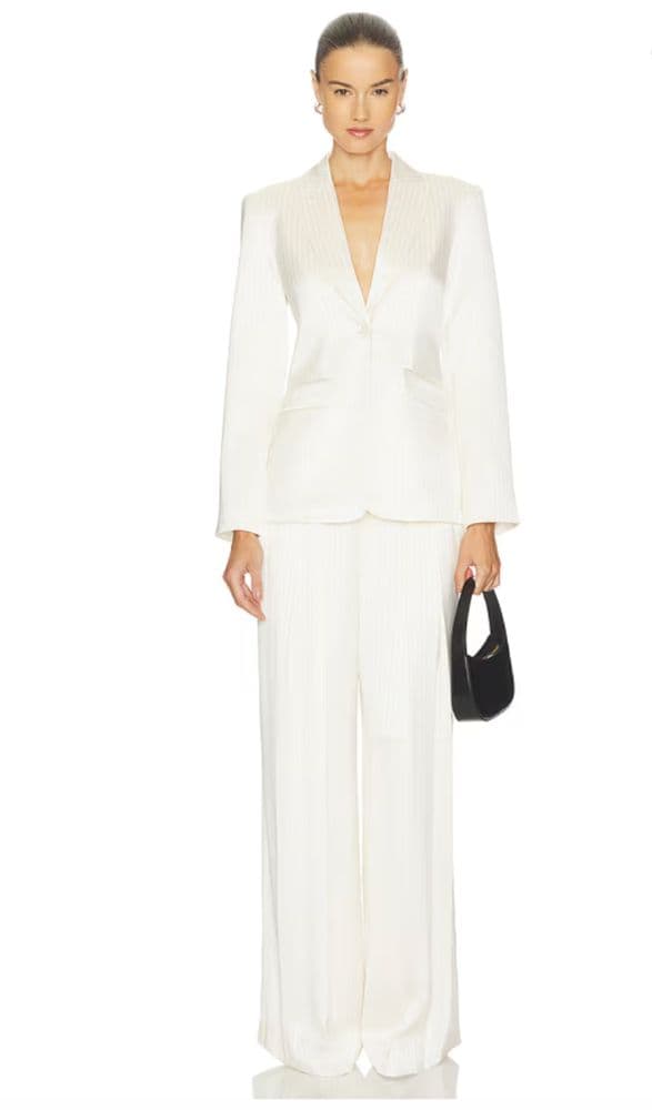 Cinq a Sept Ivory Pant - Image 2