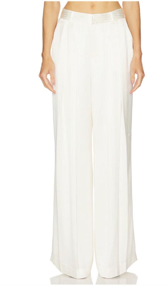 Cinq a Sept Ivory Pant - Image 1