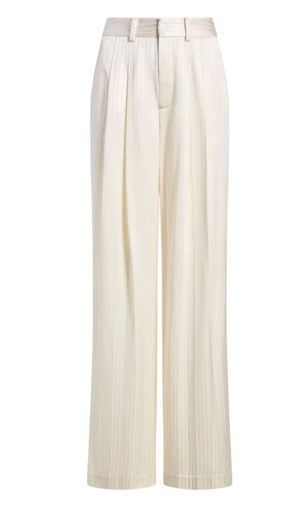 Cinq a Sept Ivory Pant - Image 3