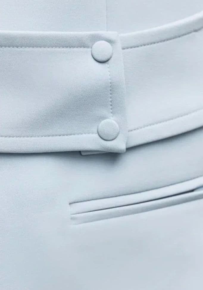Zara Spring/Summer collection Boatneck Mini - Blue - Image 3