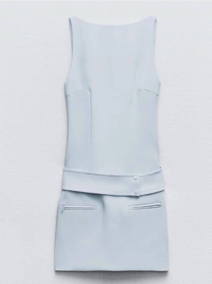Zara Spring/Summer collection Boatneck Mini - Blue - Image 1