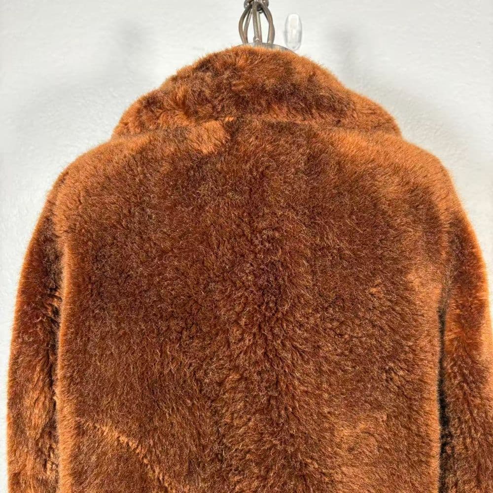 Zara Size M Faux Fur Coat - Image 5