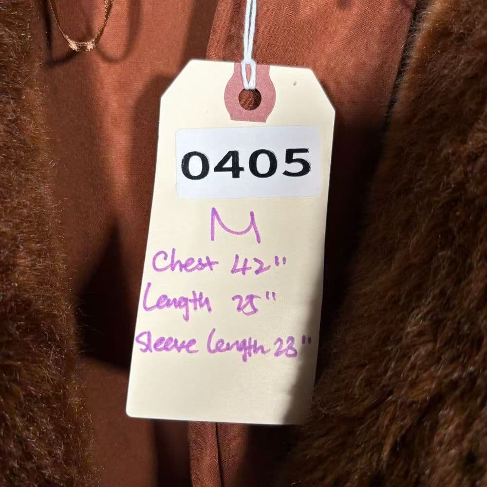 Zara Size M Faux Fur Coat - Image 6