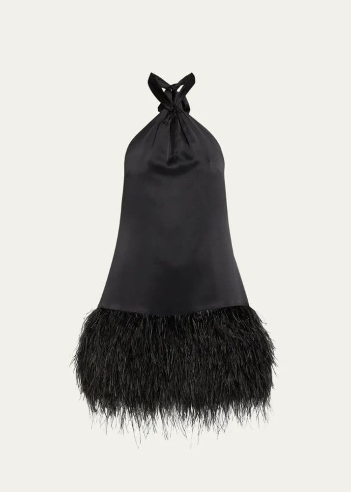 Cinq a Sept Barb Silk Halter Dress - Image 4