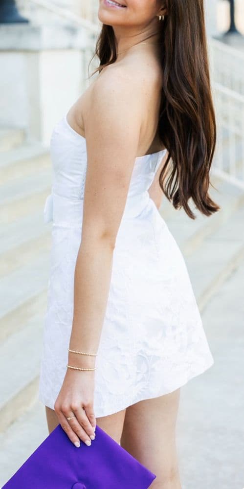 Amanda Uprichard Fae Belted Mini Dress - Image 3