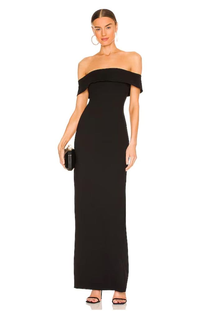 Lovers and Friends Strapless Black Maxi Dress - Image 1
