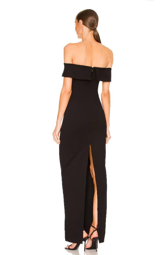 Lovers and Friends Strapless Black Maxi Dress - Image 3