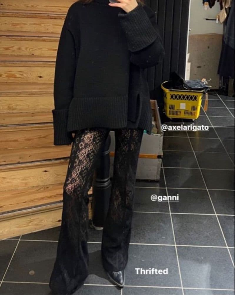 Ganni Lace Pants - Image 1
