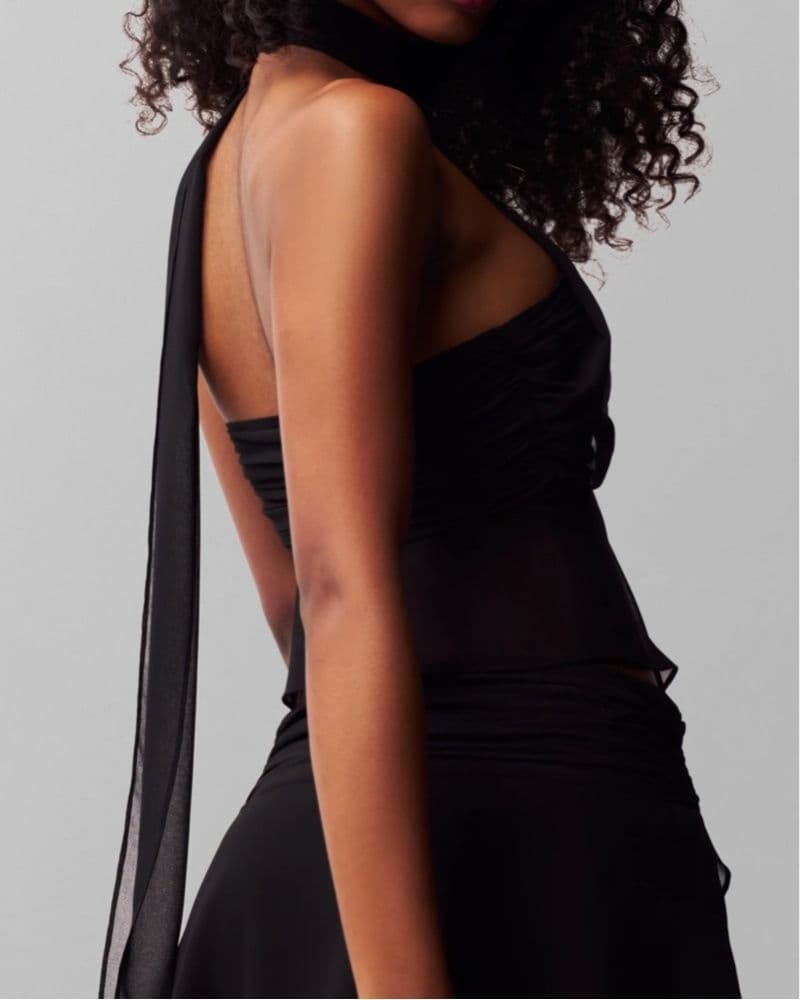 Guizio Chiffon Wrap Around Top - Image 2