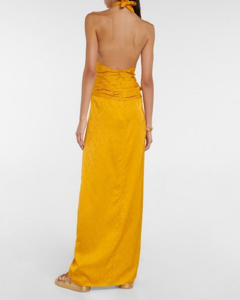 Johanna Ortiz Marigold Yellow Dress - Image 5