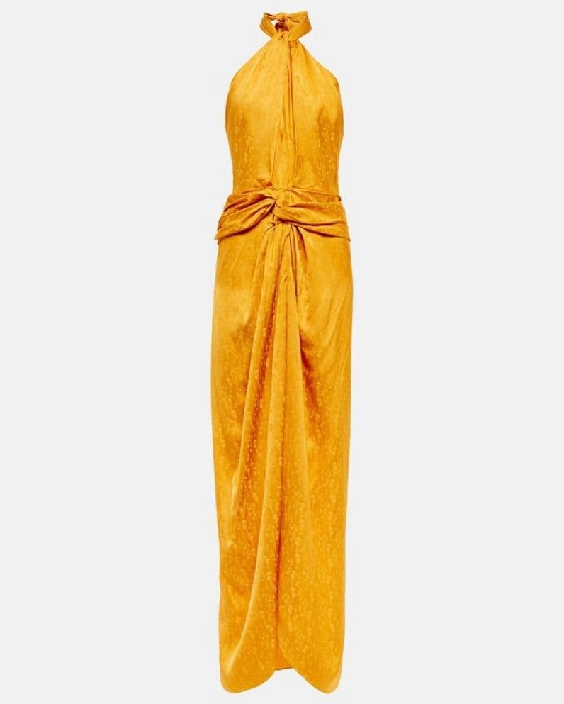 Johanna Ortiz Marigold Yellow Dress - Image 3