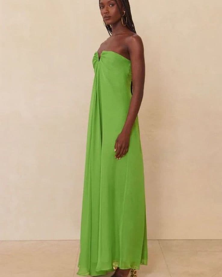 Cult Gaia Janelle Gown in Fern - Image 2