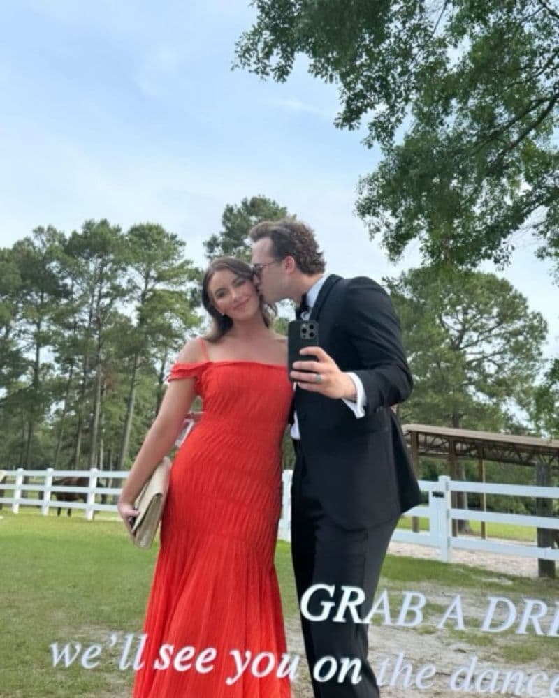 Georgia Hardinge Harlow Dress Red Orange - Image 3