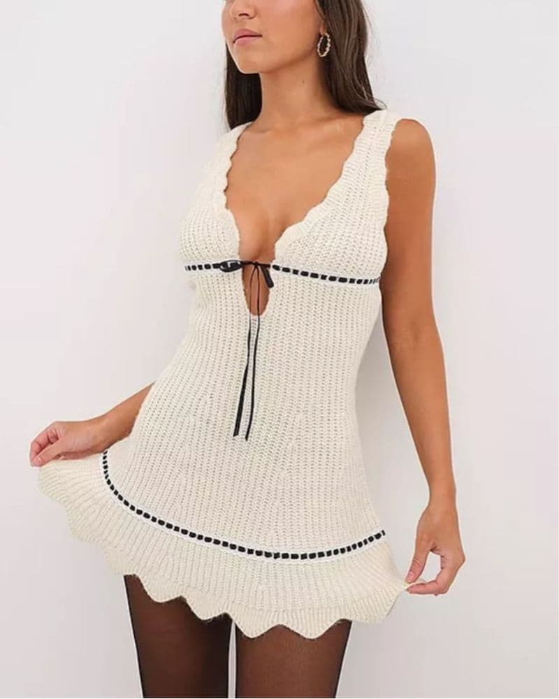 Knit Jade Dress FL&L - Image 1
