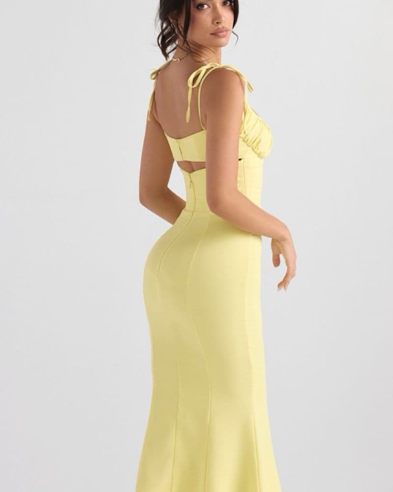 House of CB Yellow Soren Dress - Image 3