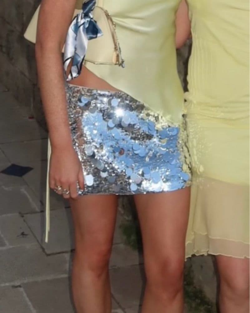 Guizo Low Rise Sequin Skirt - Image 1