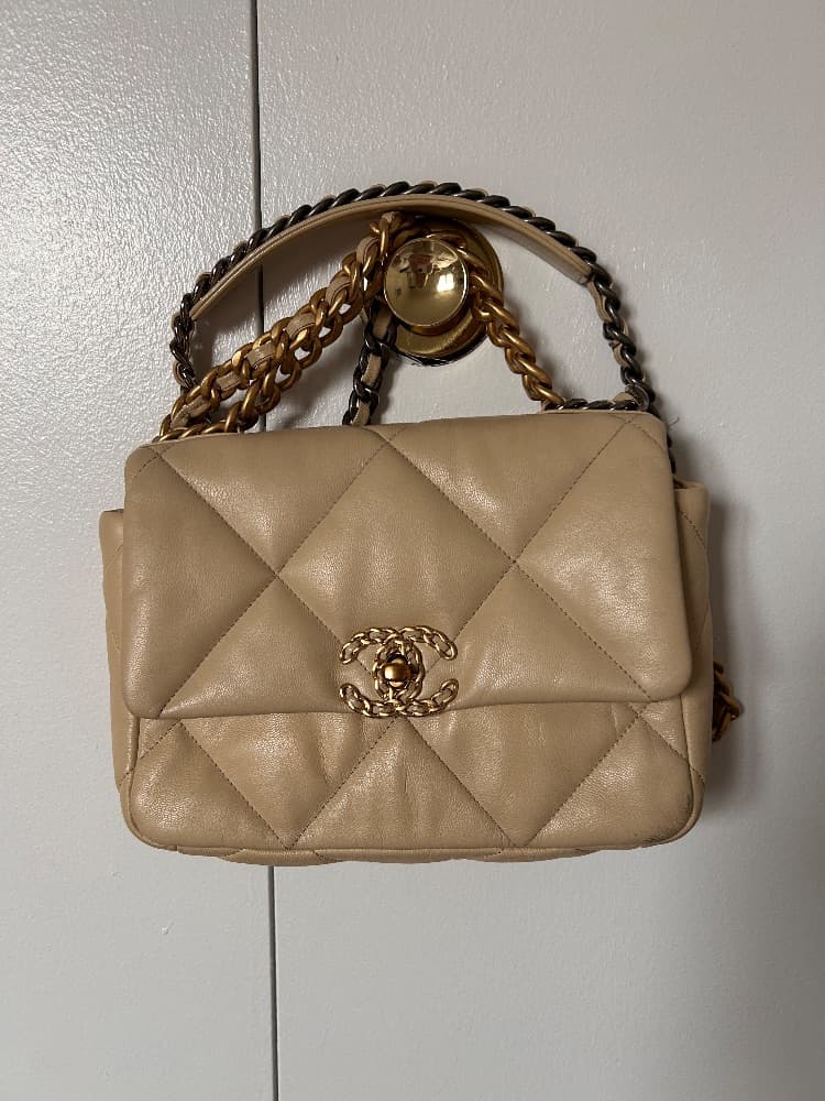 Chanel C19 Beige Bag - Image 1