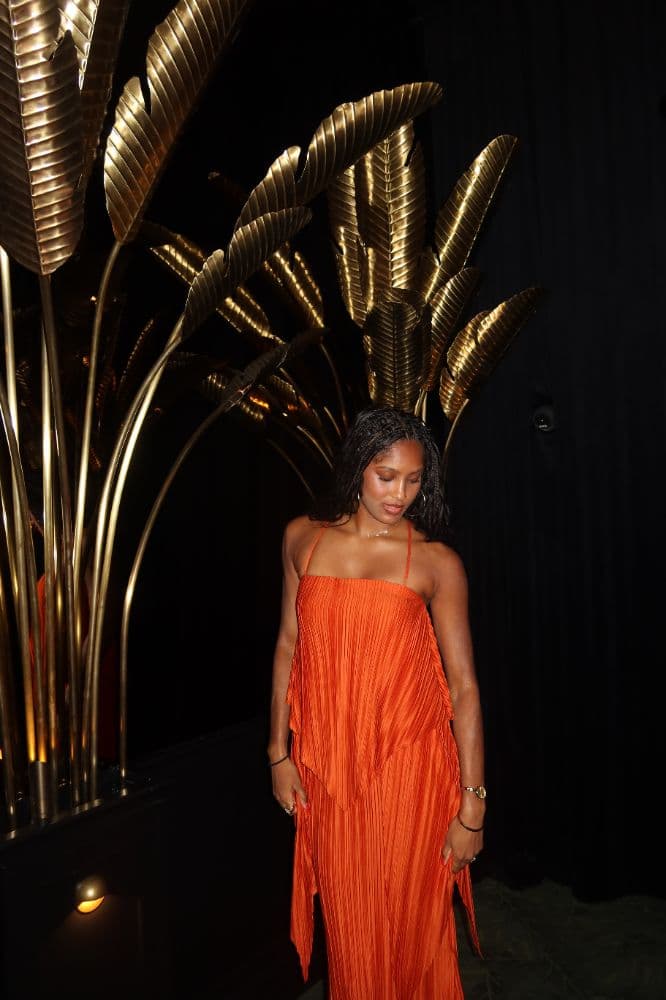 ASOS Burnt Orange Dress - Image 2