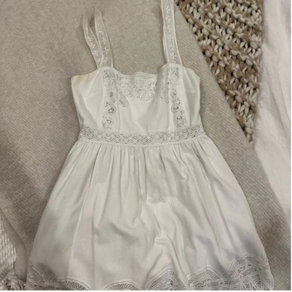 Love Shack Fancy Tariah Pinafore mini dress - Image 3