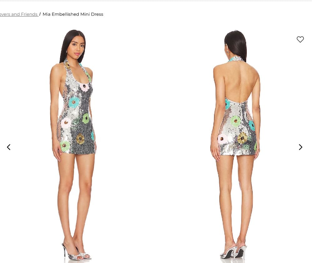 Mia Embellished Mini Dress Lovers and Friends - Image 1