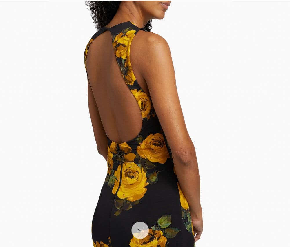 Alice + Olivia Delora Rose Sleeveless Maxi Dress - Image 4