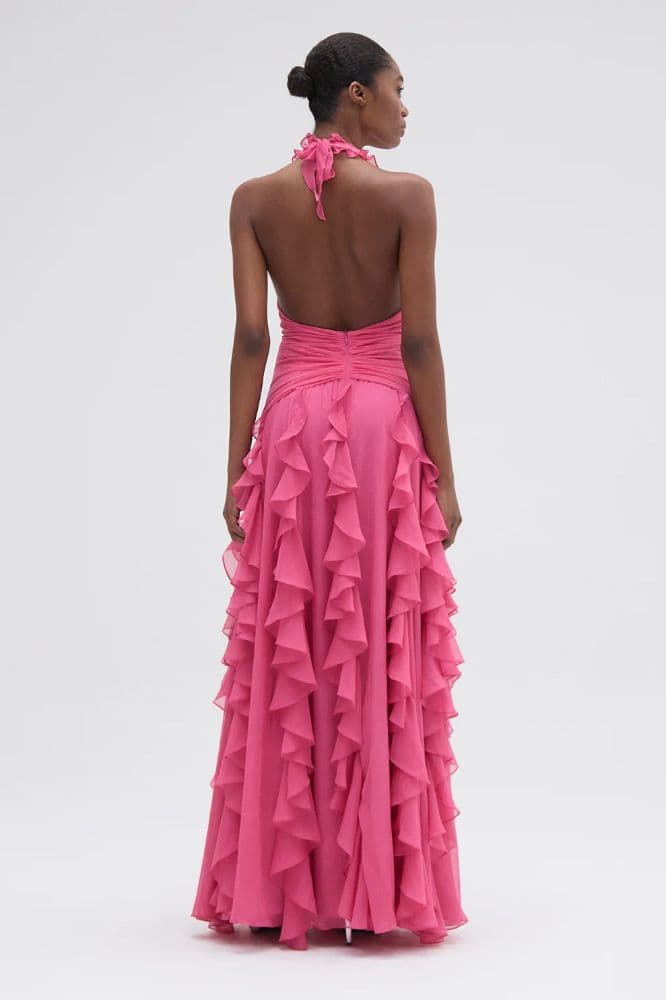 PatBo Ruffled Plunge Gown - Image 3
