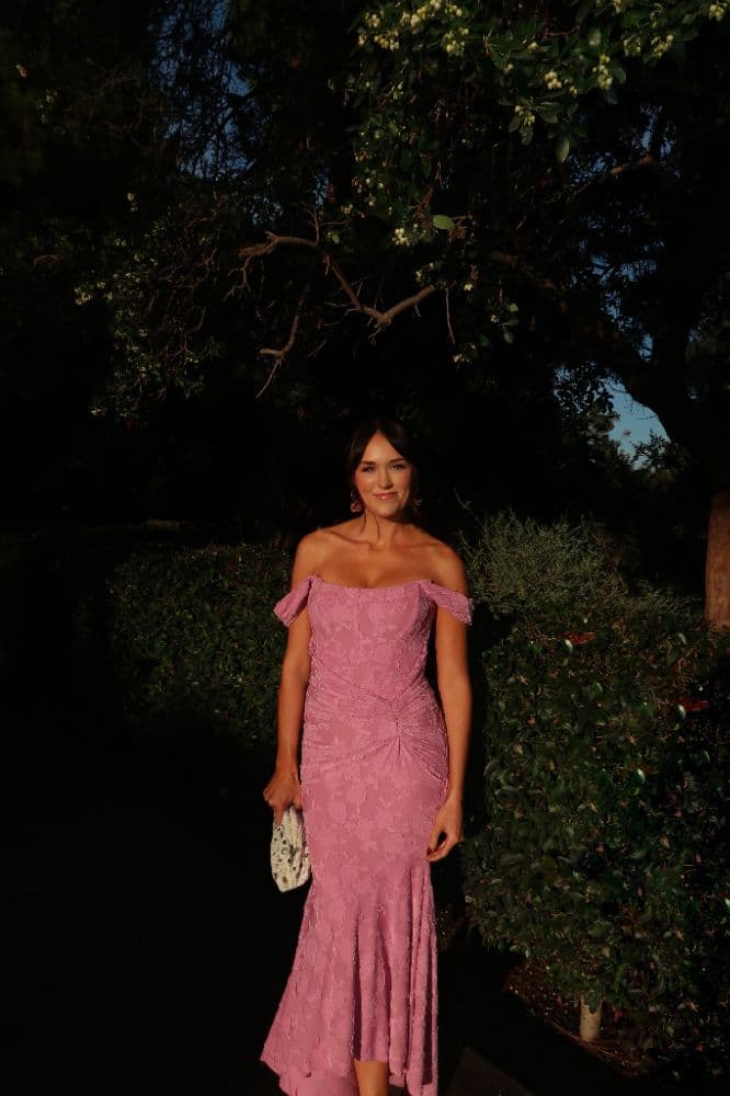 House of CB Pink Gown - Image 1