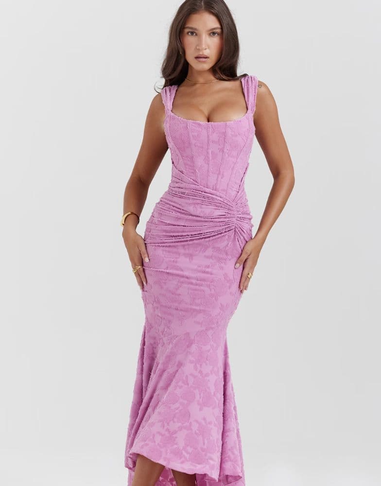 House of CB Pink Gown - Image 2