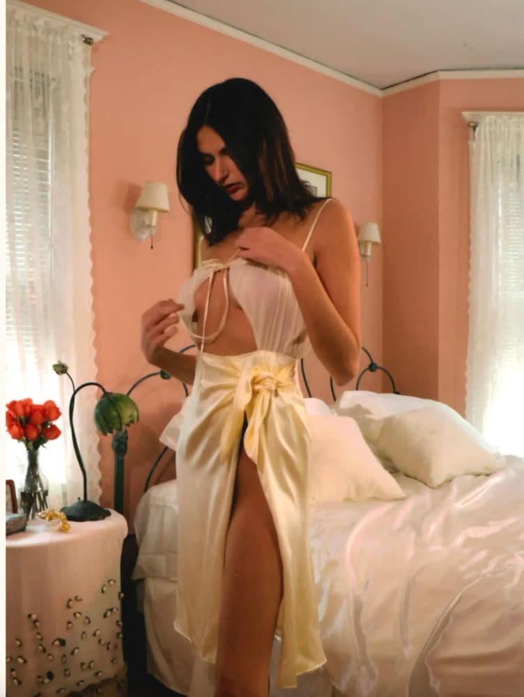 Mirror Palais Collection I Gown in Butter - Image 1