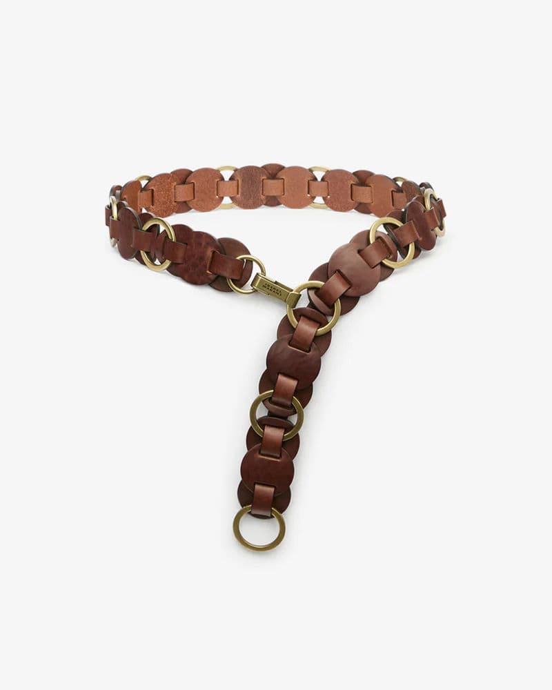 Isabel Marant Lota Leather Belt with Rings - Image 1