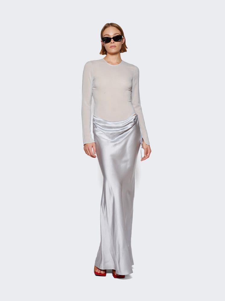 CHRISTOPHER ESBER SHEER TORSO L/S DRESS - Image 2