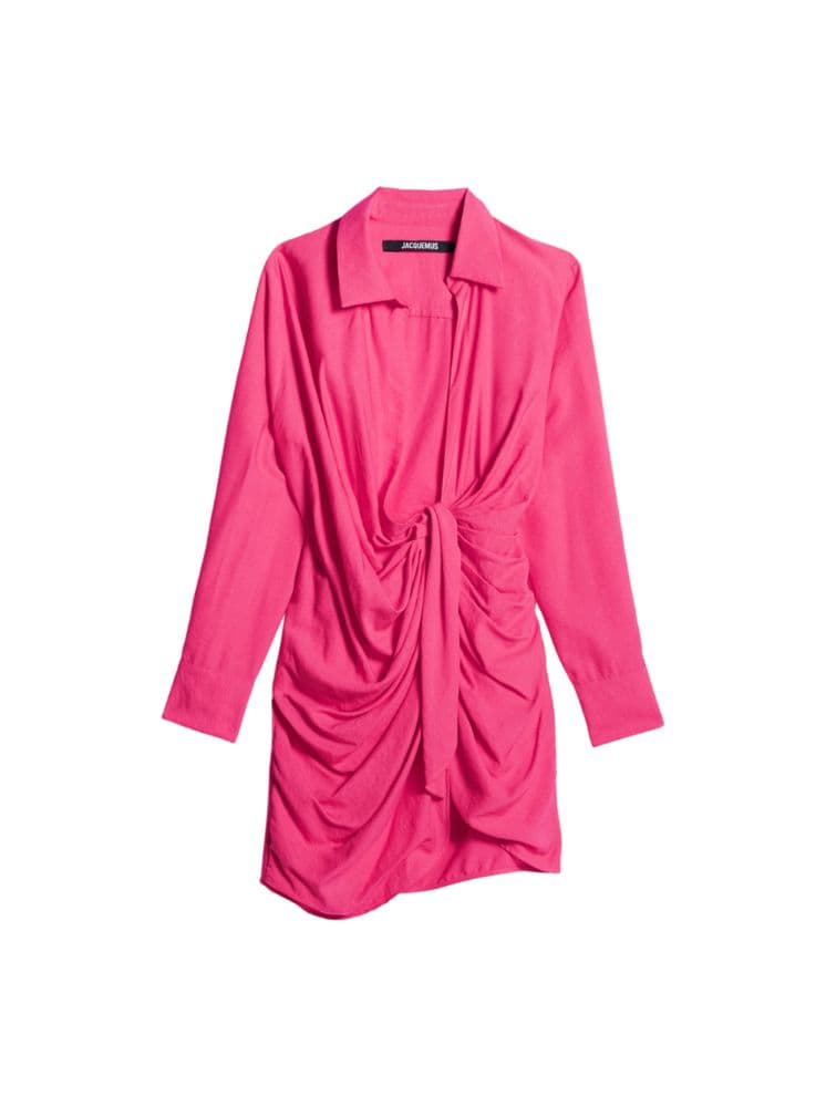 Jacquemus La Robe Bahia tie-detail minidress - Image 6