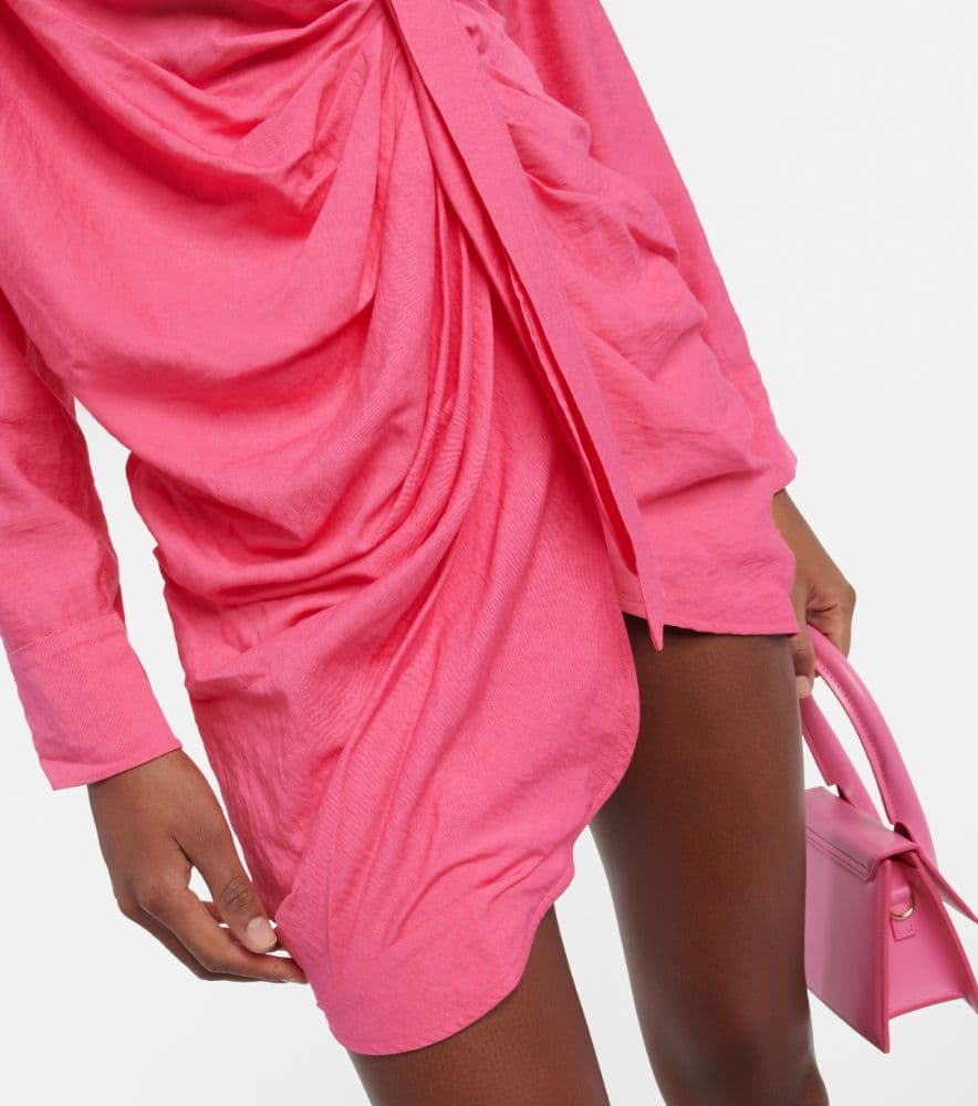 Jacquemus La Robe Bahia tie-detail minidress - Image 4