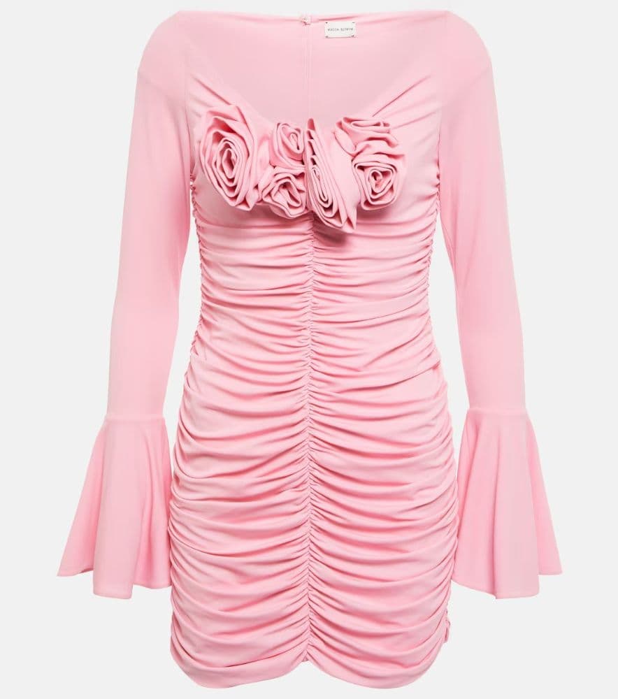 MAGDA BUTRYM RUCHED JERSEY MINIDRESS - Image 2