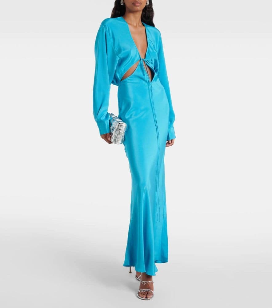 Christopher Esber Triquetra silk maxi dress - Image 1
