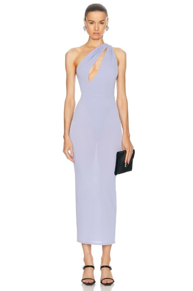 ALEX PERRY ONE SHOULDER DRESS - Image 1