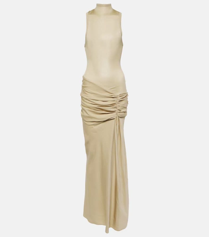 CHRISTOPHER ESBER Fusion ruched faille maxi dress - Image 2